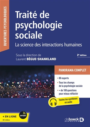 Traité de psychologie sociale : la science des interactions humaines