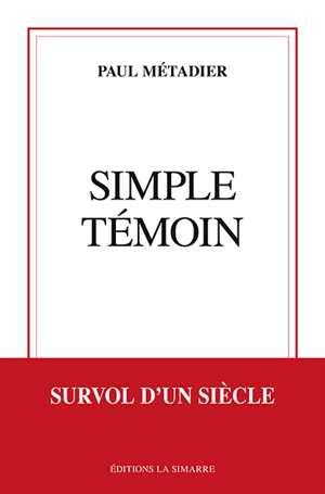 Simple témoin - Paul Métadier