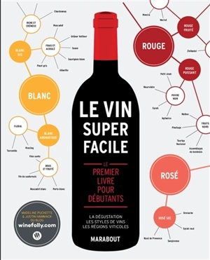 Le vin super facile : le premier livre pour débutants : la dégustation, les styles de vins, les régions viticoles - Madeline Puckette