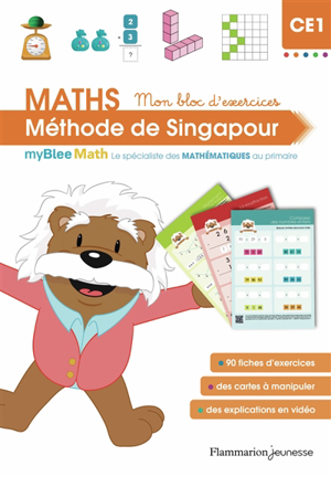 Maths, pédagogie de singapour ce1 : mon bloc d'exercices : myblee ... - Laetitia Grail