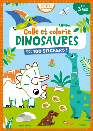 Dinosaures : colle et colorie - Isabelle Jacqué