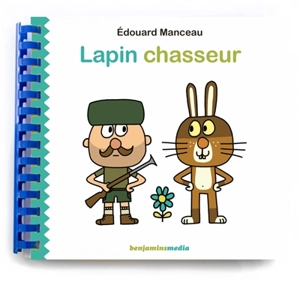 Lapin chasseur : livre CD + braille et gros caractères - Edouard Manceau