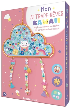 Mon attrape-rêves kawaii. My kawaii dream catcher. Mi atrapasuenos kawaii - Julie Cardouat