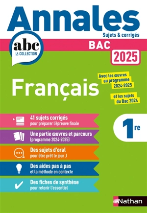 Français 1re : bac 2025 - Anne Cassou-Noguès