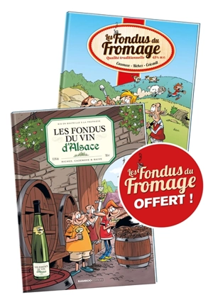 Les fondus du vin d'Alsace + Les fondus du fromage offert - Hervé Richez