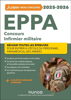 Concours infirmier militaire EPPA 2025-2026 : réussir toutes les épreuves pour entrer à l'Ecole du personnel paramédical des armées