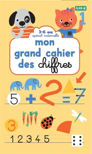 Mon grand cahier des chiffres : 3-6 ans - Milkids