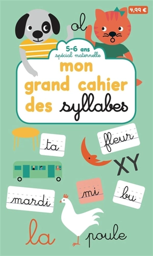 Mon grand cahier des syllabes : 5-6 ans - Milkids