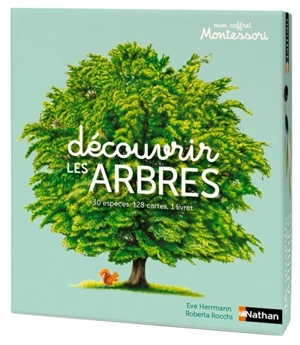 Découvrir les arbres : mon coffret Montessori : 30 espèces, 128 cartes, 1 livret - Eve Herrmann