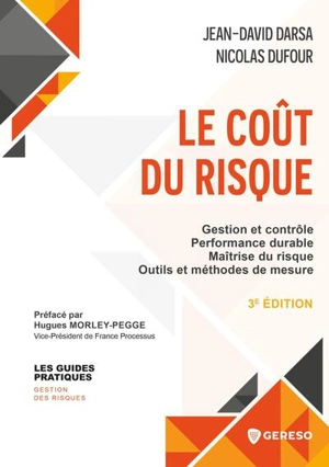 Le coût du risque : gestion et contrôle, performance durable, maîtrise du risque, outils et méthodes de mesure - Jean-David Darsa