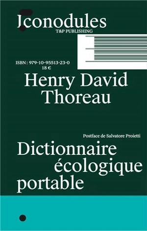 Dictionnaire écologique portable - Henry David Thoreau