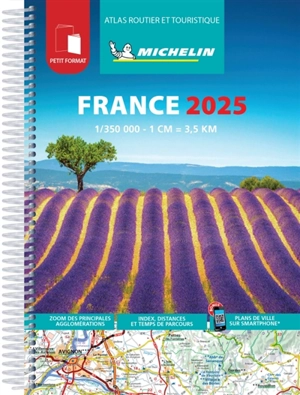 France 2025 : atlas routier et touristique : plastifié - Manufacture française des pneumatiques Michelin