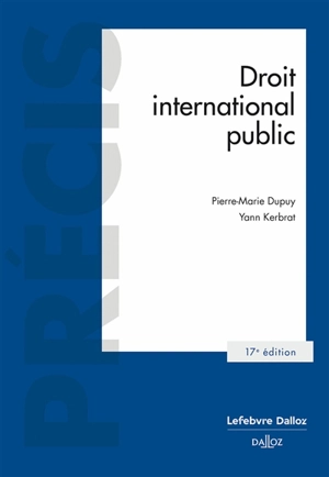 Droit international public - Pierre-Marie Dupuy