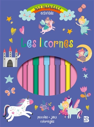 Les licornes : puzzles, jeux, coloriages - Amanda Lott