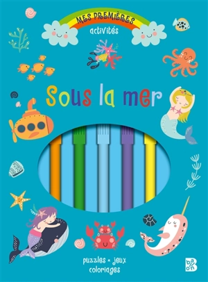 Sous la mer : puzzles, jeux, coloriages - Elisabeth Golding