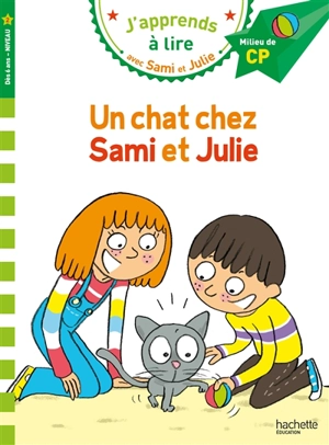 Un chat chez Sami et Julie : milieu de CP, niveau 2 - Virginie Aladjidi