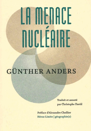 La menace nucléaire - Günther Anders