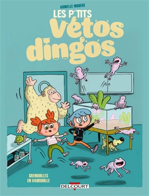 Les p'tits vétos dingos. Vol. 1. Grenouilles en vadrouille - Armelle Modéré