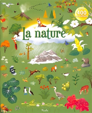 La nature : avec 400 autocollants - Elodie Berthon