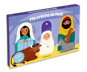 Ma crèche de Noël : trois livres santons + un décor - Marie-Christine Vidal