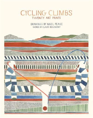 Nigel Peake Cycling Climbs 20 Removable Prints - Claire Beaumont