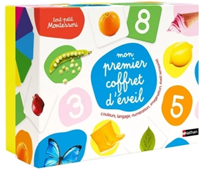 Mon premier coffret d'éveil : couleurs, langage, numération, imagination, éveil sensoriel - Delphine Roubieu