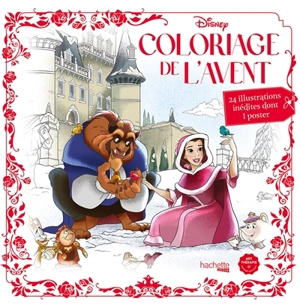 Coloriage de l'Avent Disney : 24 illustrations inédites dont 1 poster !