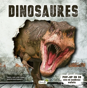 Dinosaures : pop-up en 3D avec de nombreux volets - Angel Luis Leon Panal