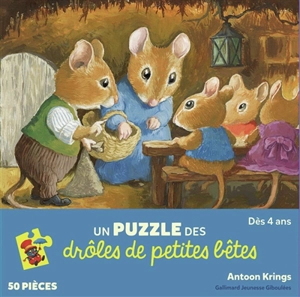 Théo le mulot : un puzzle des drôles de petites bêtes - Antoon Krings