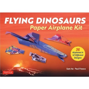 Flying Dinosaurs Paper Airplane Kit - Sam Ita