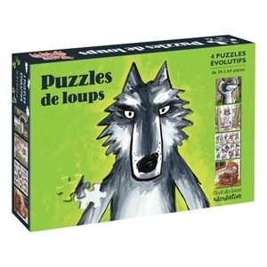 Puzzles de loups : 4 puzzles évolutifs - Mario Ramos