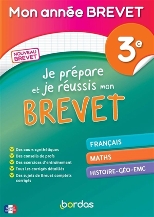 Je prépare et je réussis mon brevet 3e : français, maths, histoire géo, EMC - Thomas Gargallo