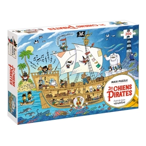 Les chiens pirates : maxi puzzle - Clémentine Mélois