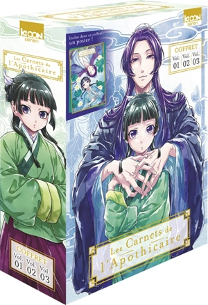 Les carnets de l'apothicaire : coffret vol. 01, vol. 02, vol. 03 - Itsuki Nanao