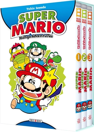 Super Mario : manga adventures : coffret volumes 1, 2, 3 - Yukio Sawada