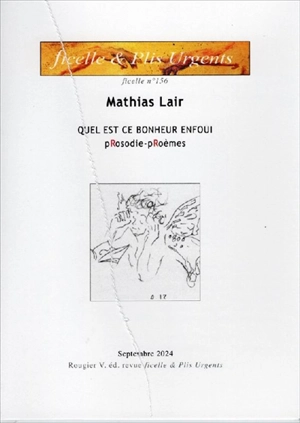 Ficelle, n° 156. Quel est ce bonheur enfoui : prosodie-proèmes - Mathias Lair