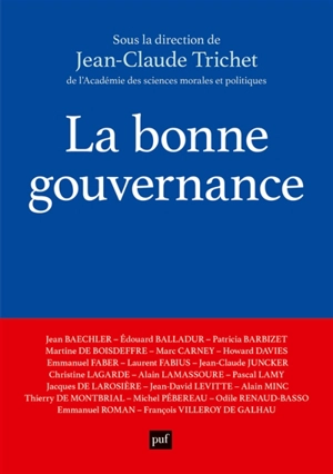 La bonne gouvernance