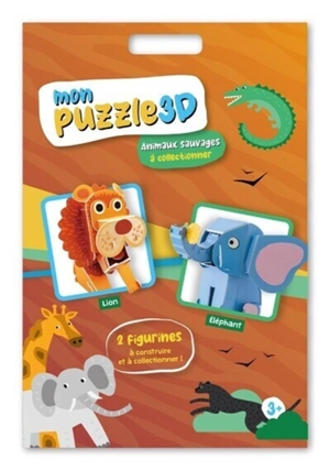 Animaux Sauvages à collectionner : Mon puzzle 3D