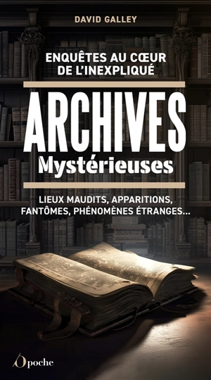 Archives mystérieuses : enquêtes au coeur de l'inexpliqué : lieux maudits, apparitions, fantômes, phénomènes étranges... - David Galley