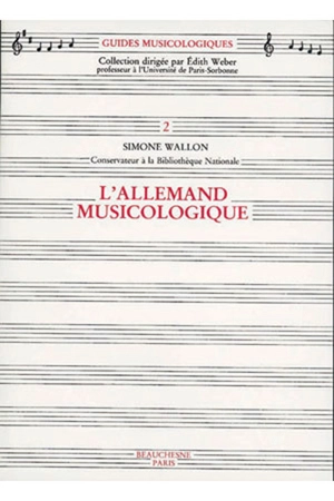 L'Allemand musicologique - Simone Wallon