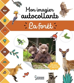 Mon imagier autocollants : La forêt