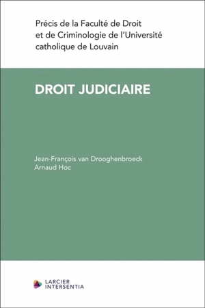 Droit judiciaire - Jean-François Van Drooghenbroeck