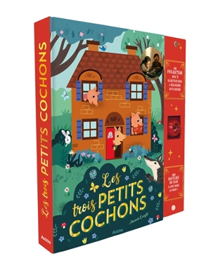 Les trois petits cochons : une histoire du soir à lire dans le noir ! - Amanda Enright