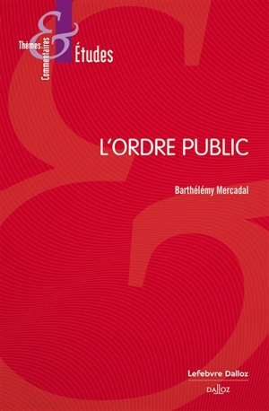 L'ordre public - Barthélémy Mercadal