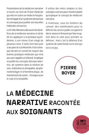 La médecine narrative racontée aux soignants - Pierre Boyer