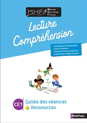 Méthode heuristique de français : lecture-compréhension CE1 : guide des séances + ressources - Charline Delahaye