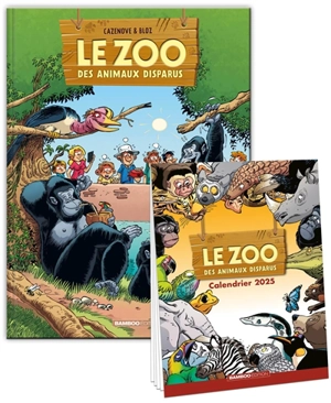 Le zoo des animaux disparus : pack tome 4 + calendrier 2025 - Christophe Cazenove