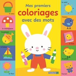 Mes premiers coloriages avec des mots - Anita Engelen