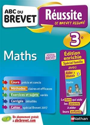 Maths 3e : nouveau brevet - Carole Feugère