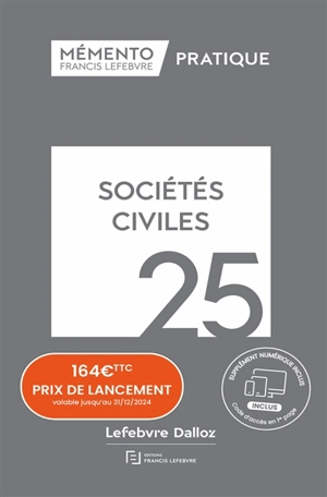 Sociétés civiles 2025 - Editions Francis Lefebvre